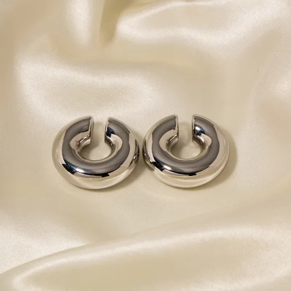 Earcuff color plata