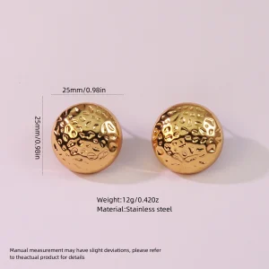 Aretes Azúcar Dorada