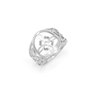 Anillo Nudo De Bruja Siver #8