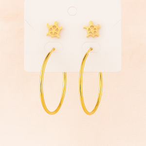 Arracadas y Tortugas - Set de Aretes