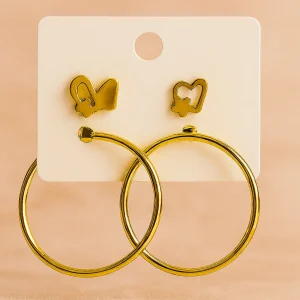Arracadas y Love - Set de Aretes