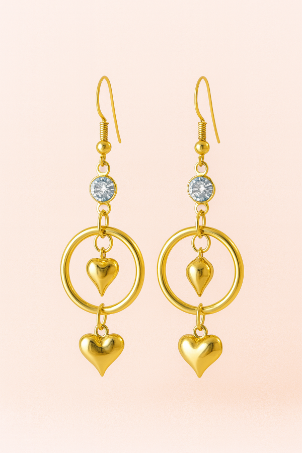 Aretes Corazón Extendido
