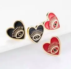 Aretes Ojo Turco Negro