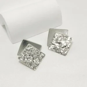 Aretes Brillo Ilusión Plata