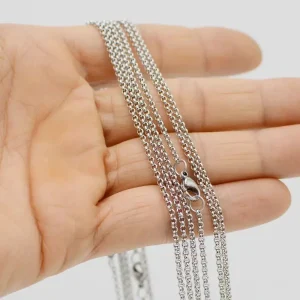 Collar Hilos Plateados Petit