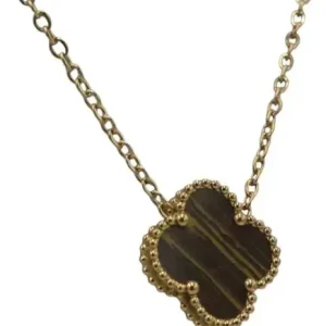 Collar Cruz Black&Golden