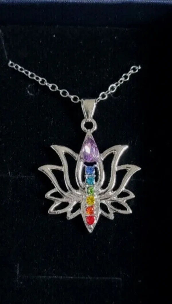 Collar Chakras Plata