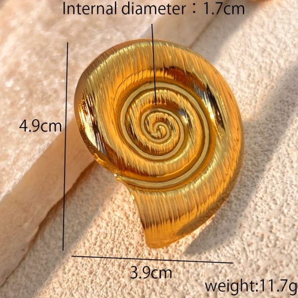 Anillo Caracol Chuncky