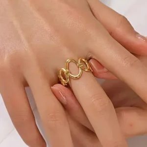 Anillo Círculos en Conexión Golden