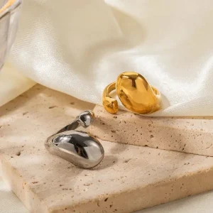 Anillo Irregular Dorado