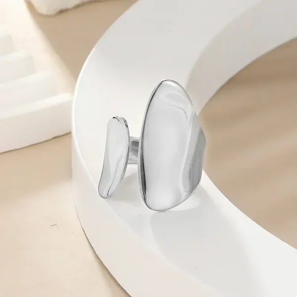 Anillo Conectando Emociones Plateadas