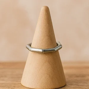 Anillo Enlaces Plateados
