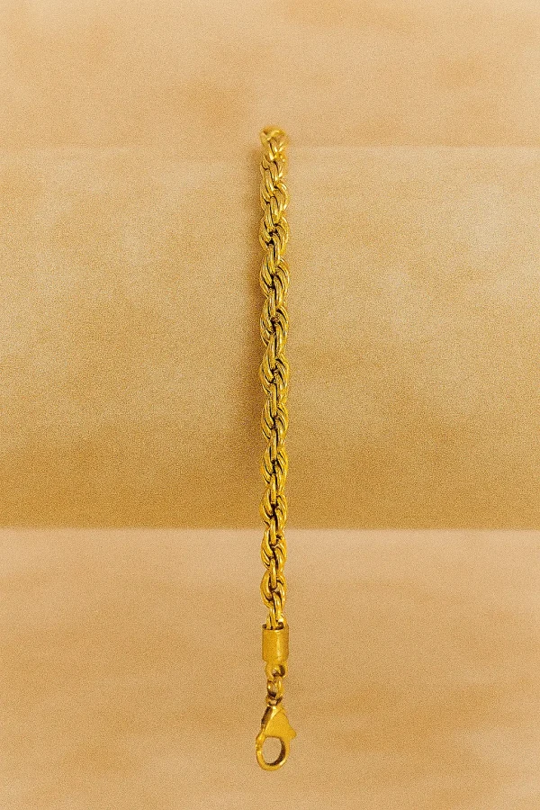 Pulsera Trenza Dorada