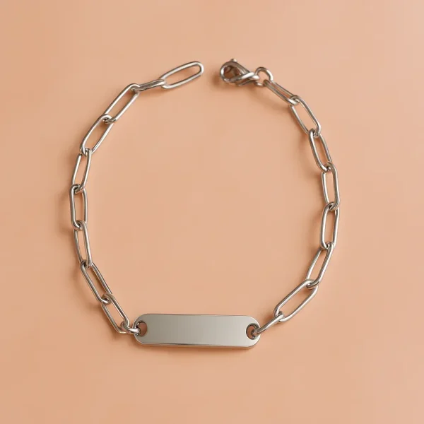 Pulsera Identidad Plata