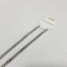 Collar Hilos Plateados
