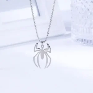 Collar Araña Plata
