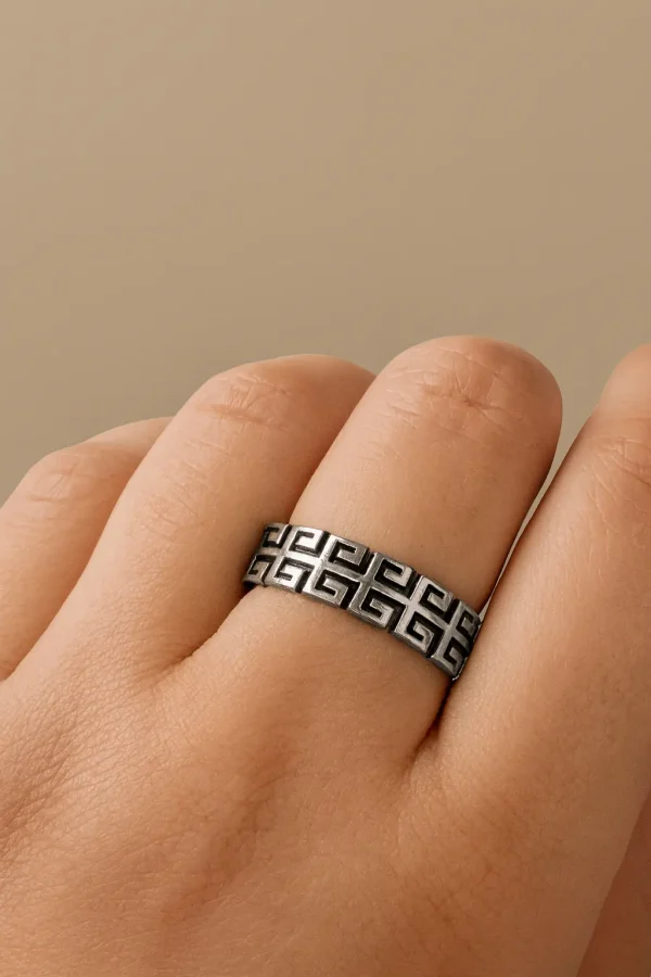 Anillo Labertinto Plata