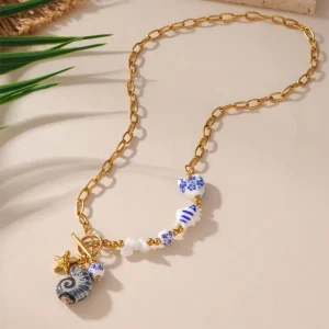 Collar Caracoles & Mar
