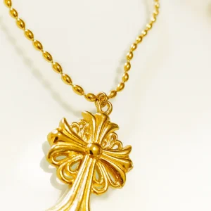 Collar Cruz Dorada