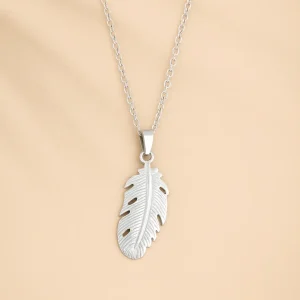 Collar Hoja de Vida Plata