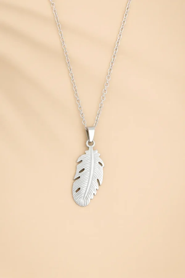 Collar Hoja de Vida Plata