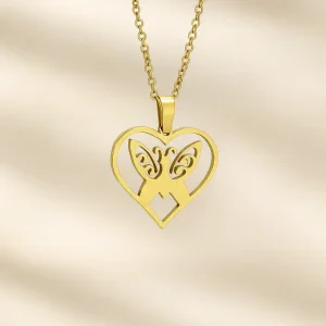 Collar Mariposa Corazón