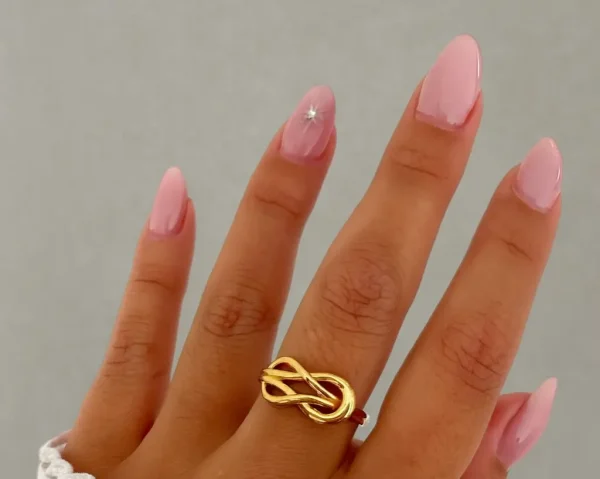 Anillo Enlazados Dorado