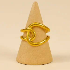 Anillo Vínculo Sagrado Dorado