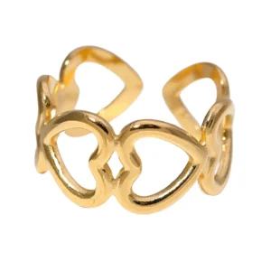 Anillo Latido Eterno Dorado