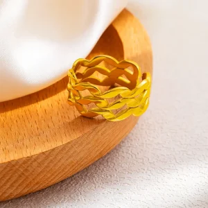 Anillo Hélix Dorado