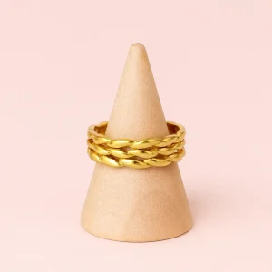 Anillo Camino Infinito Dorado