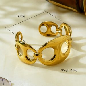 Brazalete Elegante Dorado