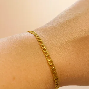 Pulsera Uniones Pequeñas Doradas