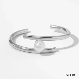 Pulsera Perla de Equilibrio Plata