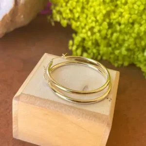 Arracadas Doradas 3cm