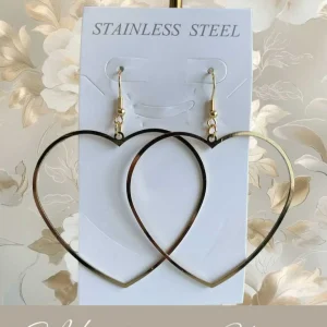 Aretes Grandes Corazones