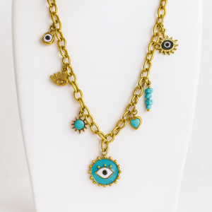Collar Ojo Azul