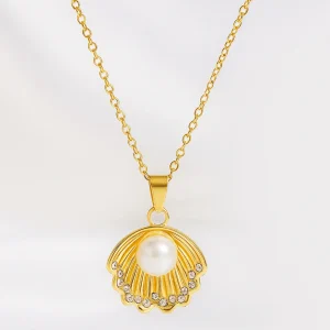 Collar Concha y Perla