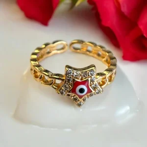 Anillo Estrella Roja