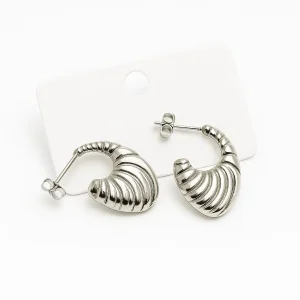 Arracada Caracola Plata