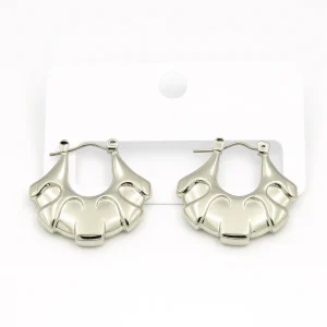 Arracadas Petalos Plata