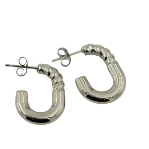 Aretes Abrazo de Plata