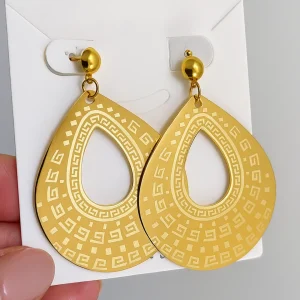 Aretes Gotas Elgantes