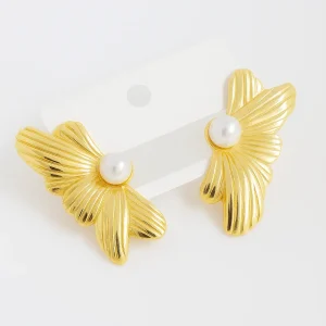 Aretes Medias Flores