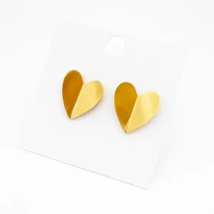 Aretes Corazón Doble Faz