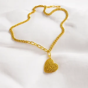 Collar Corazón Dorado