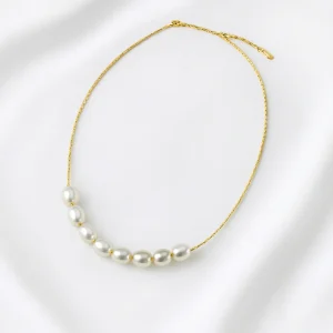 Collar Perlas Dorado