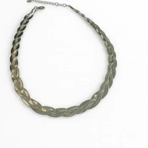 Collar Trenza Plata