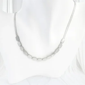 Collar Rectángulos Plata