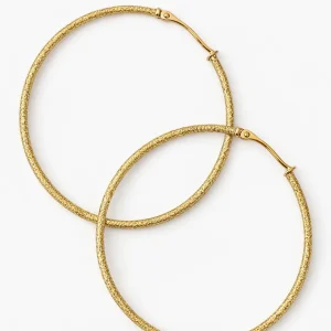 Arracadas Brillo Metálico 6cm